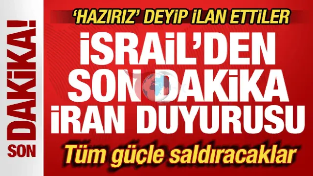 İsrail'den İran'a Net Gözdağı: Hiçbir Şarta Bağlı Kalmaksızın Tüm Gücümüzle Vuracağız