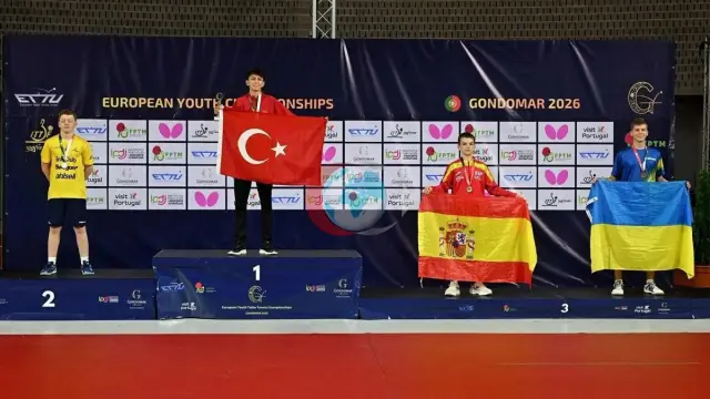 Milli Masa Tenisçisi Görkem Öçal Avrupa Şampiyonu Oldu: Portekiz'de Tarihi Zafer