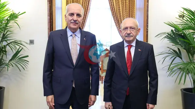 Turkiya Buyuk Millat Majlisi raisi Numan Kurtulmush va CHP rahbari Kemal Kilichdarog'lu o'rtasida muhim sammit