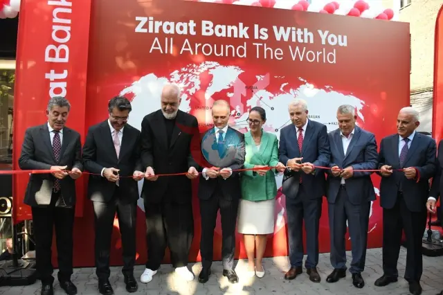 Ziraat Bankası Balkanlar’daki Gücünü Artırıyor: Tiran Şubesi Törenle Hizmete Açıldı