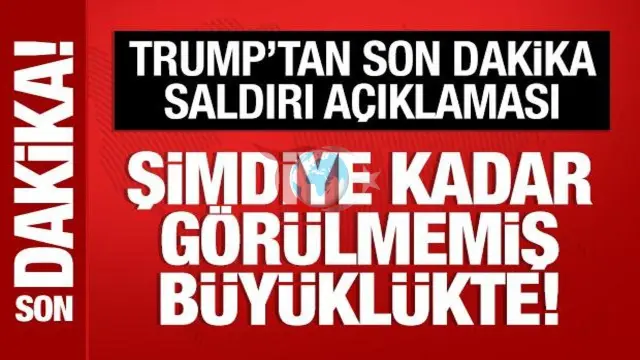 Trampın Yaxın Şərqdə kartları yenidən qarışdıracaq İran partlayışı: "Tarixin ən böyük hücumunu planlaşdırıram"