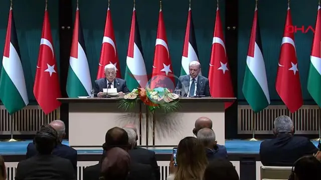 Cumhurbaşkanı Erdoğan ve Filistin Lideri Abbas Ankara'da Buluştu: "Filistin Halkı Dimdik Ayaktadır"