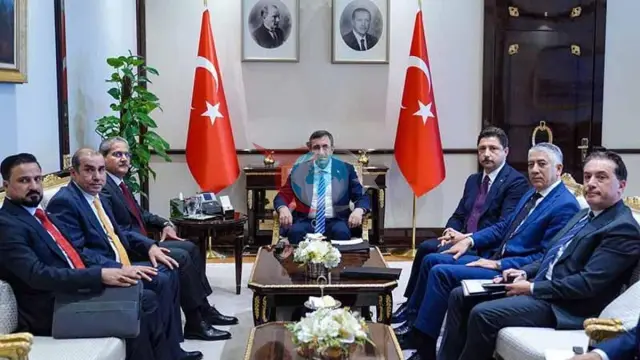 Ankara'da Kritik Zirve: Cumhurbaşkanı Yardımcısı Cevdet Yılmaz, Iraklı Lami'yi Kabul Etti