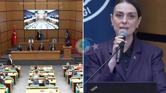 Uskudar majlisidagi shior dueli: Sinem Dedetashning Erdog'an va Imo'g'lining portlashi haqida ko'p gapiriladi!