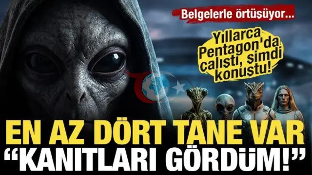 Pentagon'un Eski Danışmanından Şok UFO İtirafı: "Dört Farklı Uzaylı Türünün Cesedi ABD'nin Elinde"