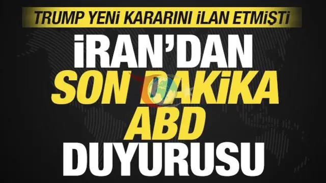 İrandan Trampın iqtisadi müharibə elanına sərt reaksiya: “İqtisadi terrorizm və insanlığa qarşı cinayət”