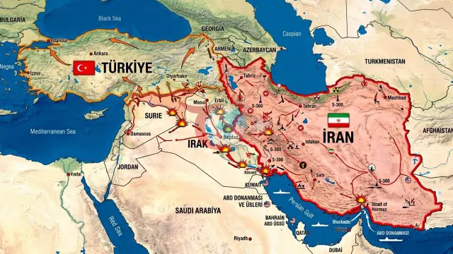 İran'dan Komşu Ülkelere Gözdağı: "ABD ile İşbirliği Yapanların Çıkarlarını Vuracağız"