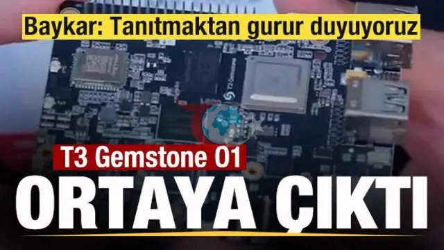 Baykar ve T3 Vakfı'ndan Yerli Yapay Zeka Hamlesi: T3 Gemstone O1 Tanıtıldı