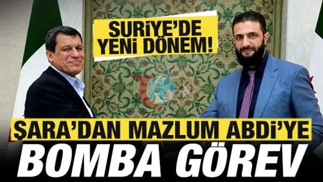 Suriye'de Kritik Gelişme: Ahmed Şara, Mazlum Abdi'yi Cumhurbaşkanı Danışmanı Olarak Atadı