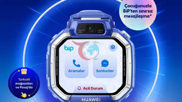 Huawei Watch Kids X1 Satışta: BiP Entegrasyonlu İlk Akıllı Çocuk Saatiyle Güvenli İletişim Dönemi