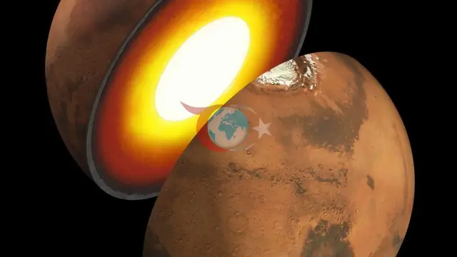 Mars'ın Derinliklerinde Büyük Keşif: İki Yarım Küre Arasında 400 Derecelik Sıcaklık Farkı!