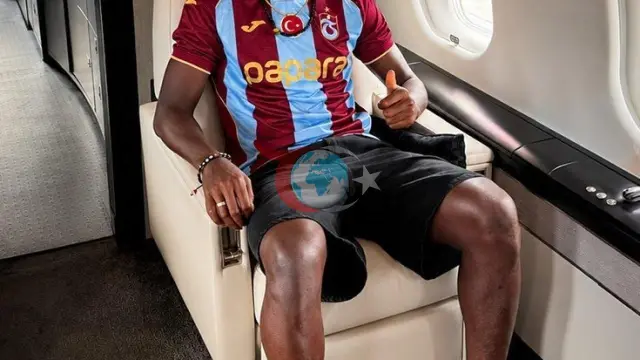 Trabzonspor'un Yeni Gol Silahı Franculino Dju Trabzon'a Geldi: Havalimanında Coşkulu Karşılama