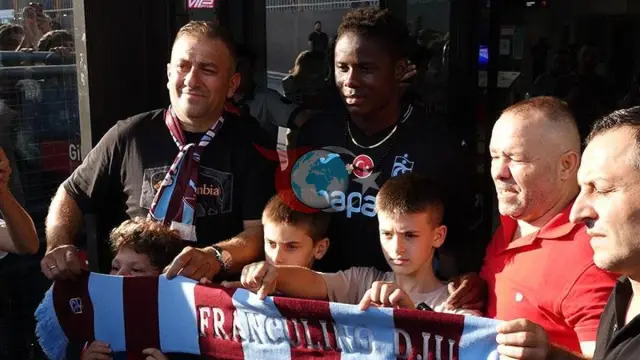 Trabzonspor'un Yeni Transferi Franculino Dju Trabzon'a Geldi: "Elimden Gelenin En İyisini Yapacağım"