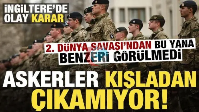 Британ армиясындагы тарыхый кризис: Экинчи дүйнөлүк согуштан бери биринчи жолу аскерлерди массалык түрдө окутуу токтотулду