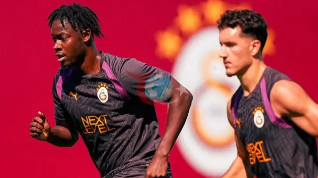Galatasaray'da Sporting Mesaisi Başladı: Yeni Transfer El Chadaille Bitshiabu Sahaya İndi