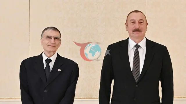 Azerbaycan Cumhurbaşkanı Aliyev'den Nobel Ödüllü Aziz Sancar'a "Şöhret" Nişanı