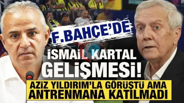 Fenerbahçe'de İsmail Kartal Krizinin Perde Arkası: İstifa Kararı Sonrası Antrenmanda Şok Gelişme