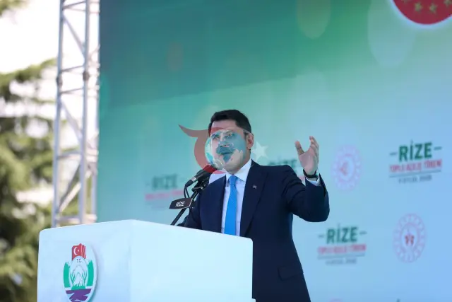 Bakan Murat Kurum Rize’de Dev Yatırımı Açıkladı: 81 Milyar TL’lik Eserler Hizmete Sunuldu