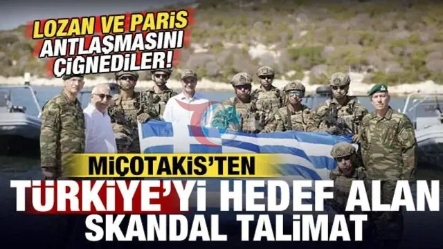 Ege'de Atina Provokasyonu: Miçotakis'ten Lozan'ı İhlal Eden Askeri Ziyaret