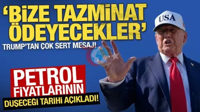 Trump'tan Dünyaya Gözdağı: "Bize Tazminat Ödemek Zorundalar!"