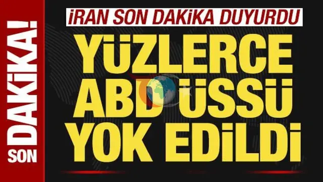 İran'dan ABD'ye Gözdağı: "Yüzlerce Askeri Üs Yok Edildi, Onlarca Savaş Uçağı Yakıldı"
