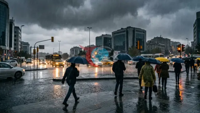 Meteoroloji'den 12 İl İçin "Sarı" Alarm: Şiddetli Sağanak Yağış ve Sıcaklık Düşüşü Kapıda!