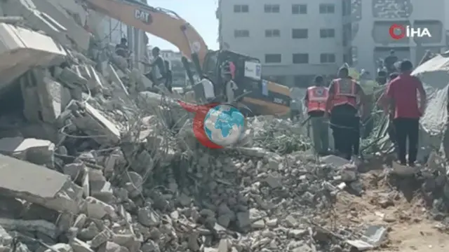Gazadaky uly betbagtçylyk: Zeper ýeten Al-Saada binasy ýykyldy, ömrüň ýitmegi artdy