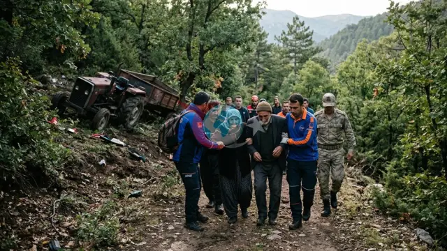 Konya'da Ormanda Mahsur Kalan Yaşlı Çift 2 Gün Sonra Sağ Kurtarıldı