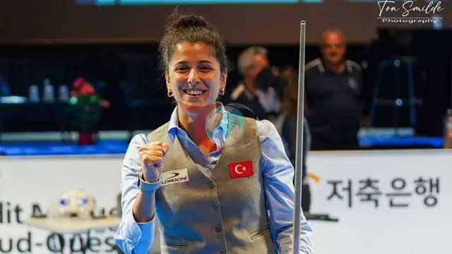 Milli Bilardocu Güzin Müjde Karakaşlı Dünya Şampiyonu Oldu!