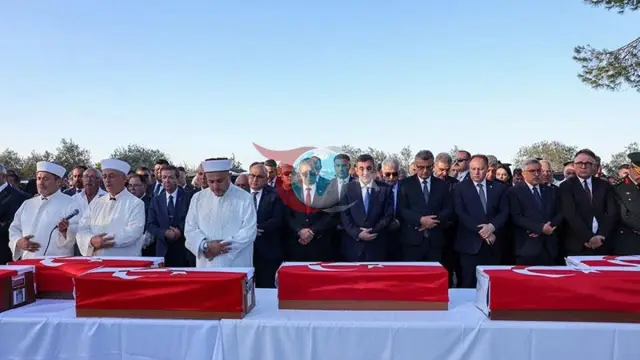 KKTC'de Tarihi Tören: Kimliği Belirlenen 15 Şehit Dualarla Ebediyete Uğurlandı