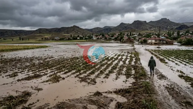 Niğde'de Şiddetli Sağanak Sonrası Sel Felaketi: Tarım Arazileri Sular Altında Kaldı