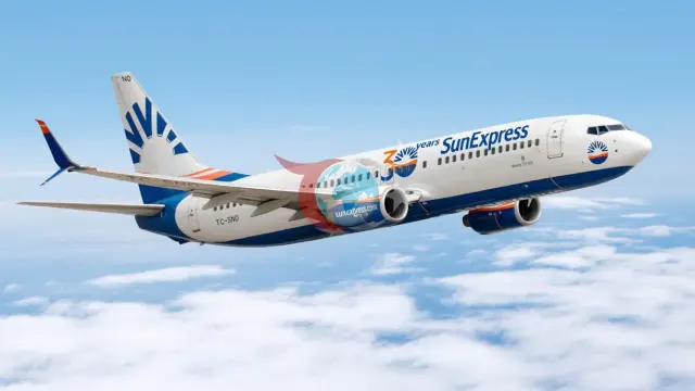 SunExpress Üçüncü Kez Zirvede: Avrupa'nın En İyi Tatil Hava Yolu Seçildi