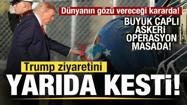 Trump Programını Yarıda Kesti: ABD'den Yemen'deki Husilere Karşı Askeri Operasyon Sinyali!