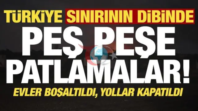 Suriya chegarasida issiq soatlar: Halabdagi harbiy bazada kuchli portlashlar!