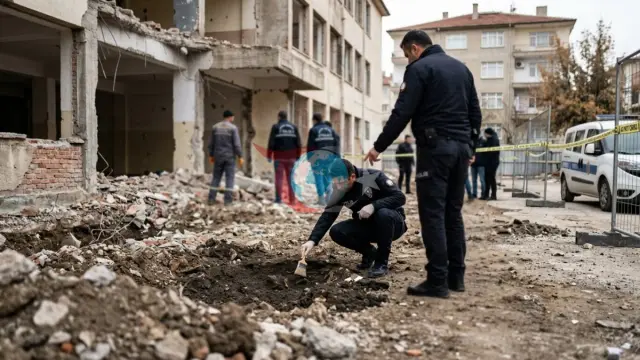 Məktəbin sökülməsində dəhşətli kəşf: Qazıntı işində tapılan insan kəllə və sümükləri