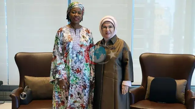Emine Erdoğan, Sierra Leone Cumhurbaşkanı'nın Eşi Fatima Maada Bio ile Türkevi'nde Bir Araya Geldi