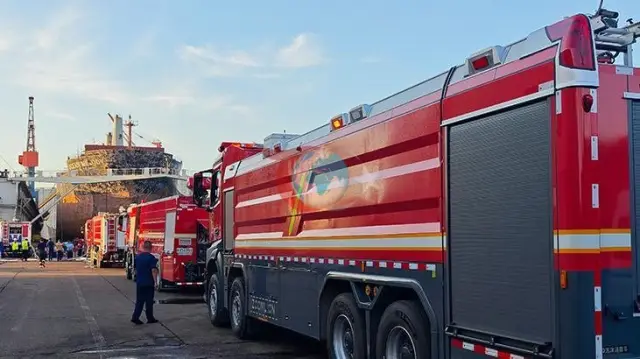 Çin'de Tersanede Facia: Yabancı Kargo Gemisinde Çıkan Yangında 20 Kişi Hayatını Kaybetti