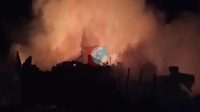 Çorum'da Korkutan Yangın: 3 Ev ve 3 Ahır Kül Oldu