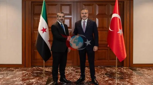 Dışişleri Bakanı Hakan Fidan, Suriyeli Mevkidaşı Esad Hasan Şeybani ile Ankara'da Bir Araya Geldi