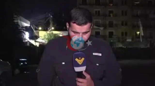 Canlı Yayında Dehşet Anları: Lübnanlı Gazeteci Ali Shabib İsrail Hava Saldırısının Hedefi Oldu