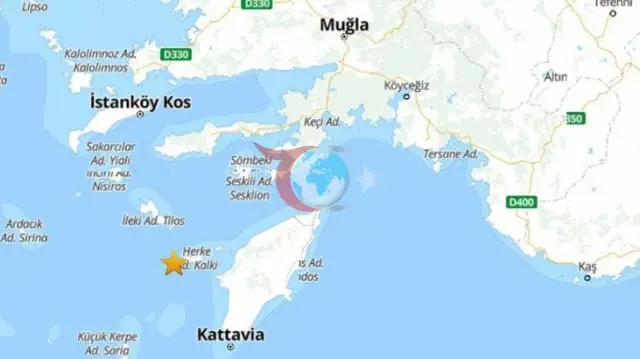 Muğla Datça Açıklarında Deprem: Ege Denizi'nde 4.1 Büyüklüğünde Sarsıntı