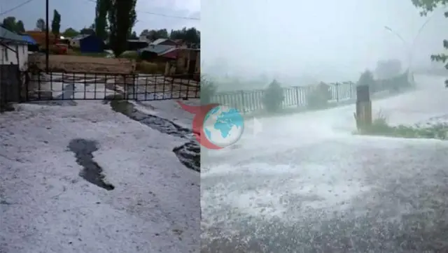 Ko'pgina shaharlarda tabiiy ofat haqida ogohlantirish: yong'oq kattaligidagi do'l va yo'llarni toshqin bosib ketdi!