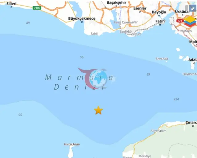 Marmara Denizi'nde Deprem: Yalova Armutlu Açıklarında 3.2 Büyüklüğünde Sarsıntı