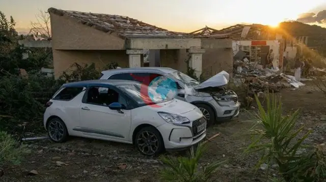 Fransa'da Kasırga Dehşeti: Pomas Köyü Savaş Alanına Döndü, Çok Sayıda Yaralı Var