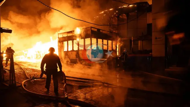 Rusya'dan Kiev'e Yoğun Hava Saldırısı: Can Kayıpları ve Ağır Hasar Var