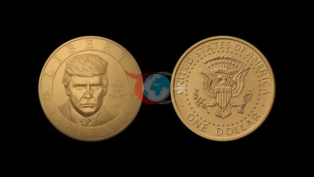 ABD'de Tarihi Karar: Donald Trump Portreli 1 Dolarlık Madeni Paralar Piyasaya Sürüldü