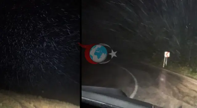 Köroğlu Dağları'nda Kar Yağışı Etkili Oldu: Meteoroloji'den Kuvvetli Sağanak Uyarısı