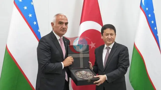 Kültür ve Turizm Bakanı Mehmet Nuri Ersoy Özbekistan'da Temaslarda Bulundu