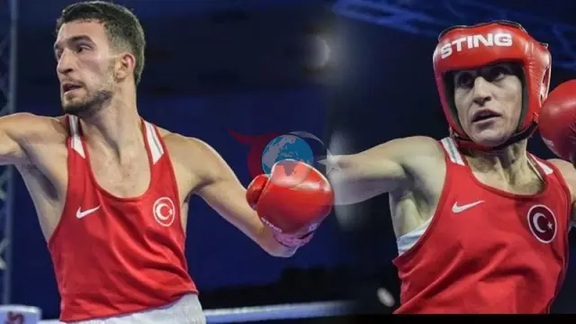 Семих Гүмүш менен Гизем Өзер 2026-жылы Европанын бокс чемпионатында коло медалга ээ болушту
