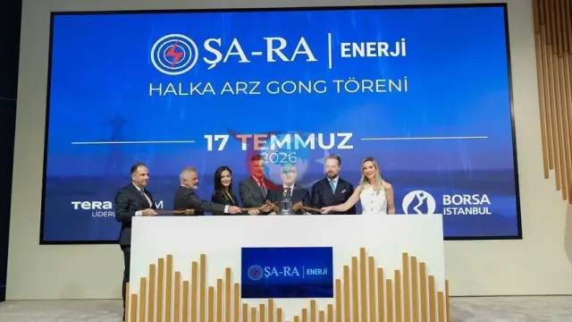 Şa-Ra Enerji Borsa İstanbul'da İşlem Görmeye Başladı: Gong Töreni Gerçekleştirildi
